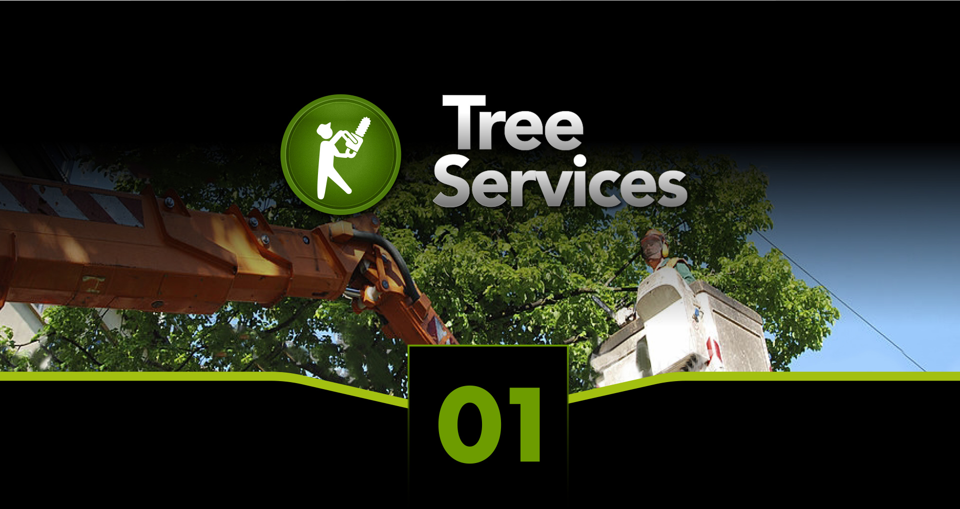 A worker providing tree services in Mount Pleasant, SC